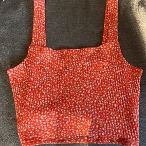 Flowery American Eagle tank top